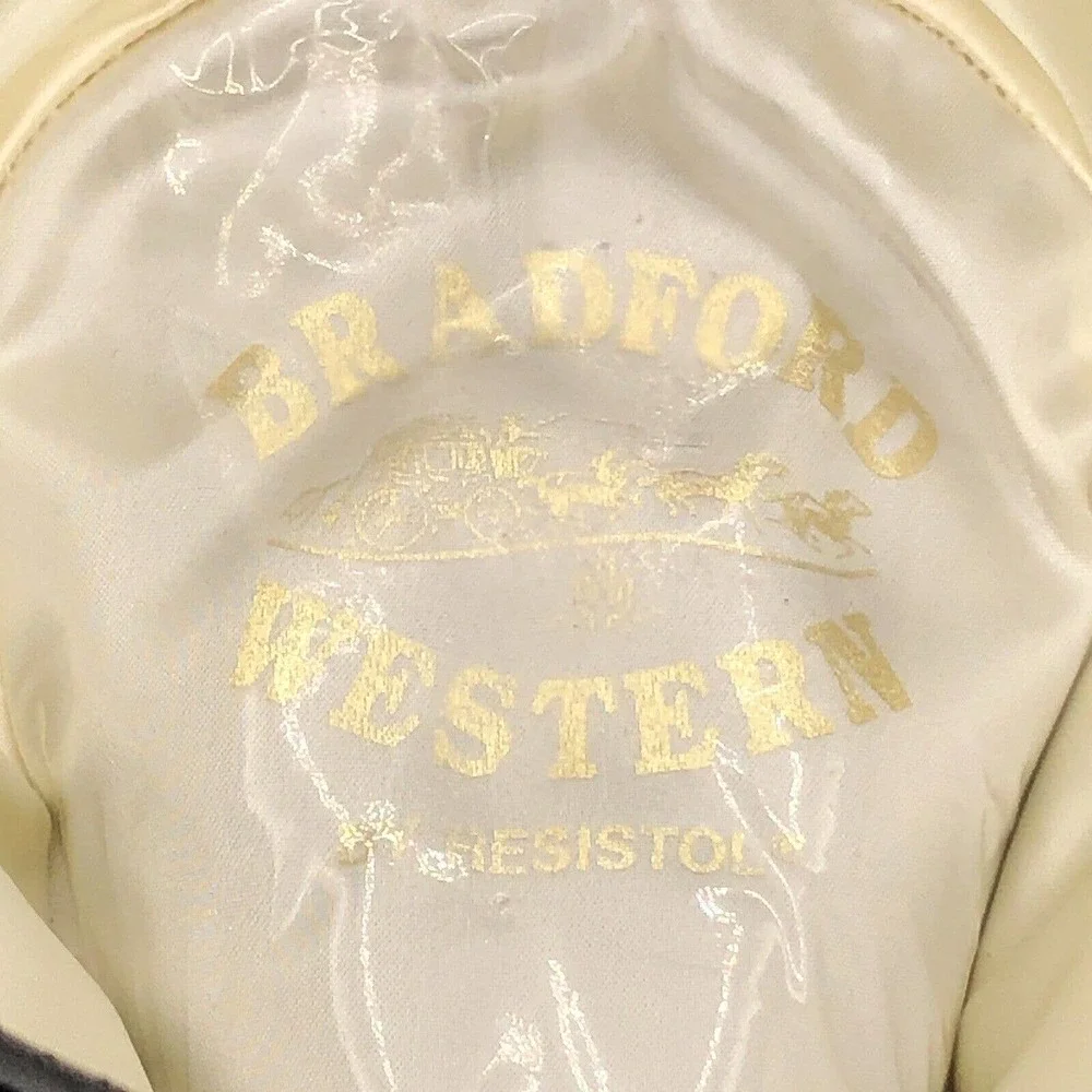 Resistol Bradford Western XX Premium Wool Size 7-1/2 Cowboy Hat black
